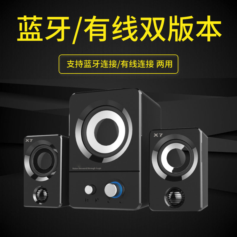 Mini enceinte Bluetooth X7 pour ordinateur et téléphone