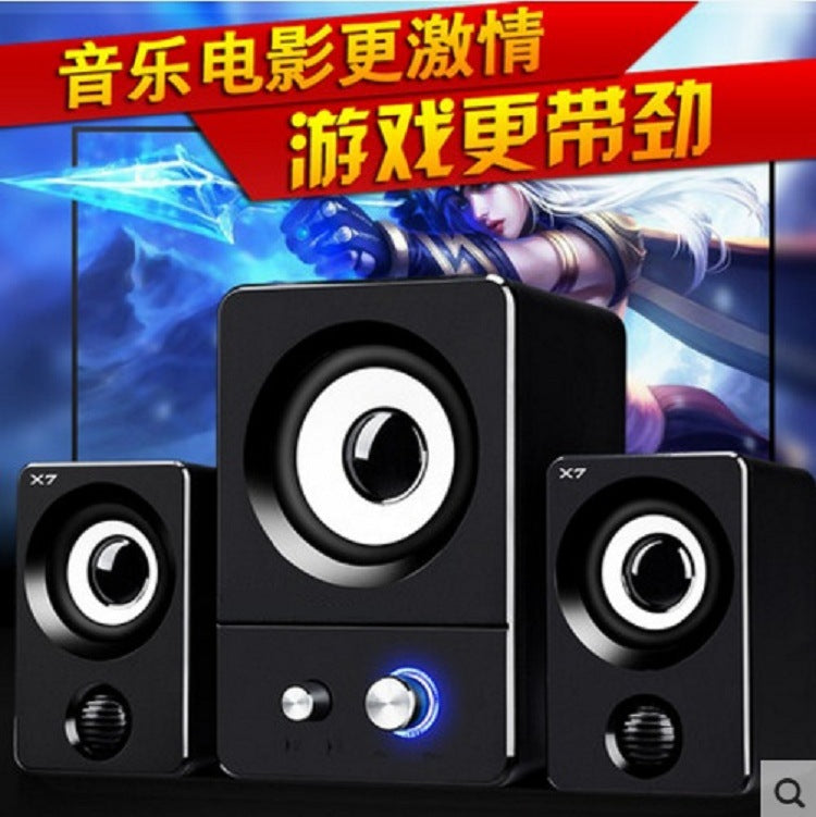 Mini enceinte Bluetooth X7 pour ordinateur et téléphone