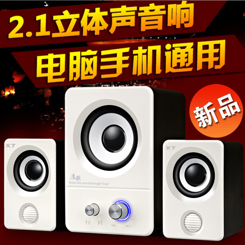 Mini enceinte Bluetooth X7 pour ordinateur et téléphone
