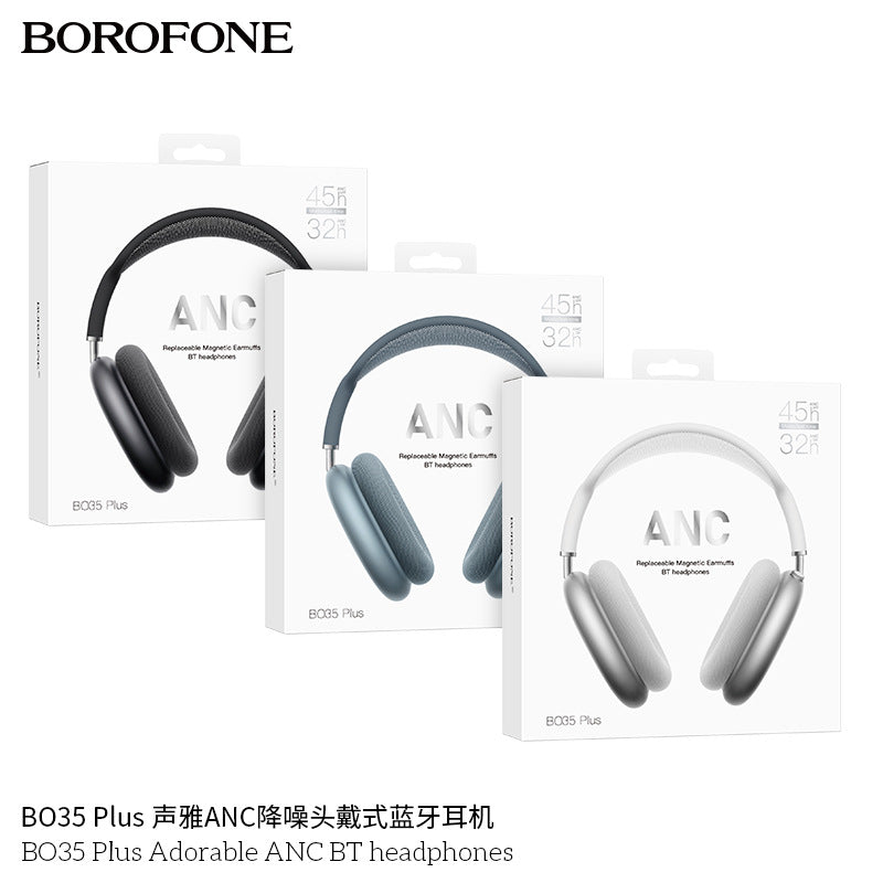 Casque Bluetooth ANC à réduction de bruit active