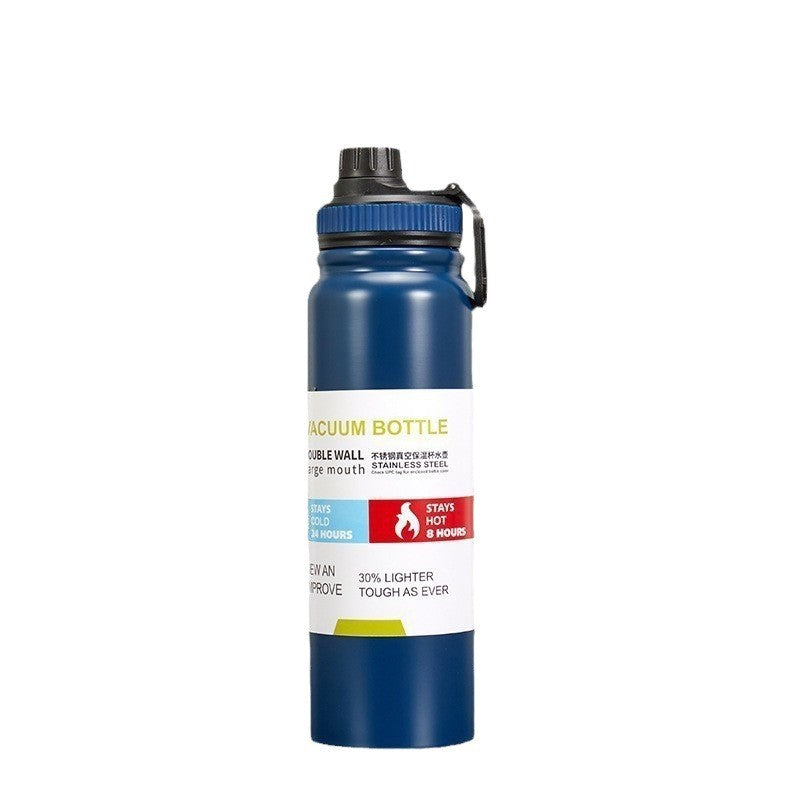 Gourde isotherme inox double paroi grande contenance