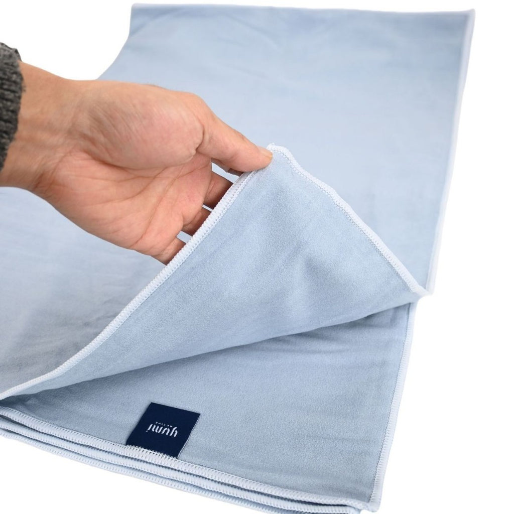 Serviette de yoga antidérapante, légère et absorbante